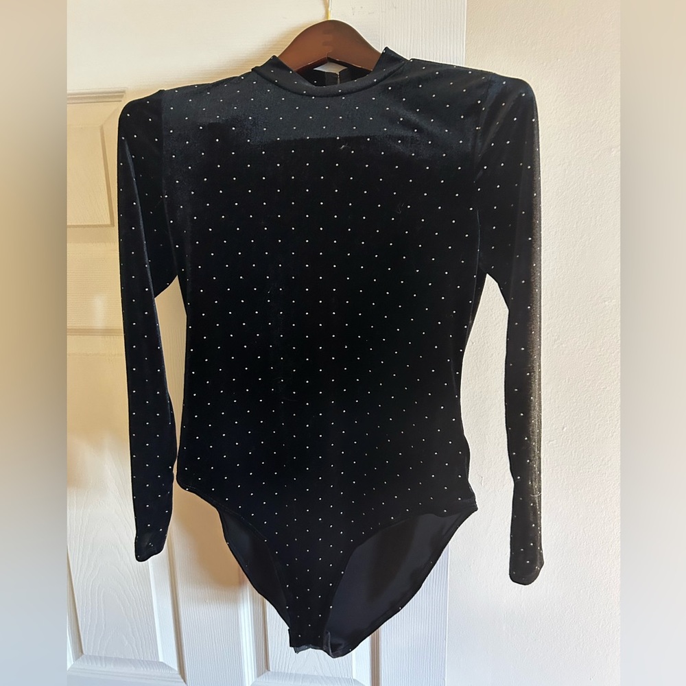 Black and Silver Bodysuit